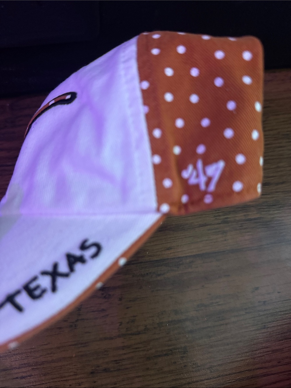 Texas Longhorns White and Burnt Orange Cap 44.T15 - Picture 2 of 4